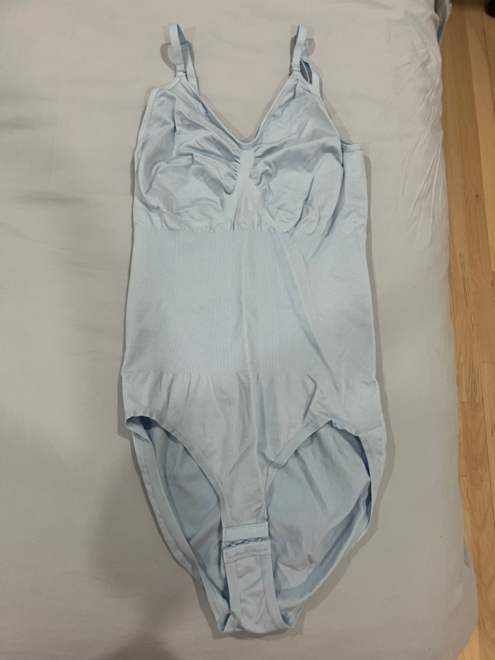 Light Blue One-Piece Bodysuit